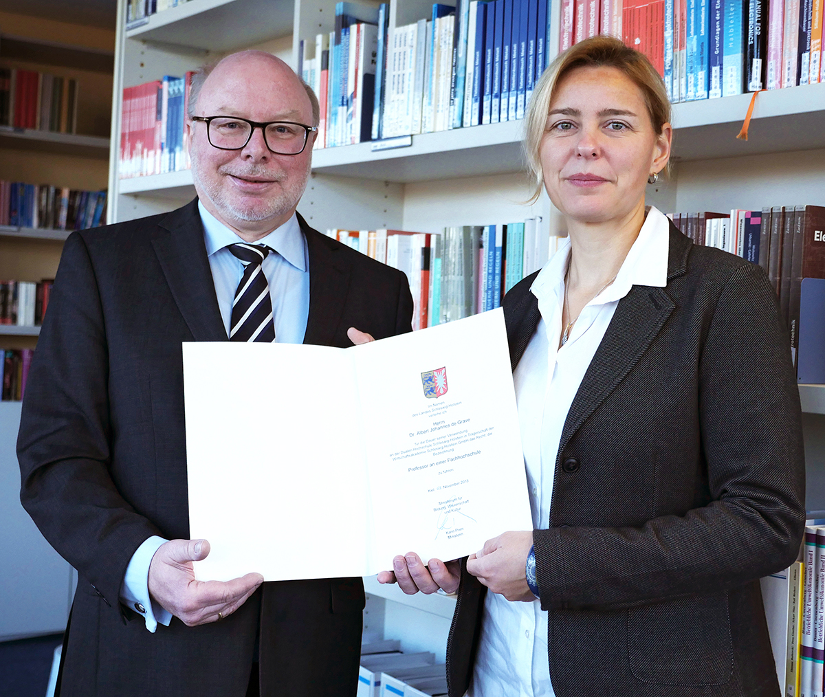 Dr Albert De Grave Zum Professor Ernannt WAK SH